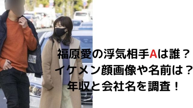 福原愛の浮気相手aは誰 イケメン顔画像や名前 年収と会社名を調査 カナコの虹色ブログ